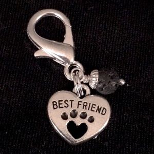 Clip On with Lava Ball Diffuser for essential oils for Dog Collar Best Friend